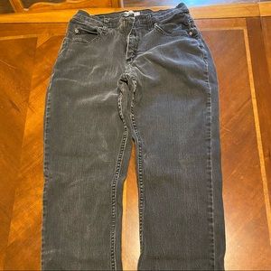 Riders relaxed jeans size 8 black